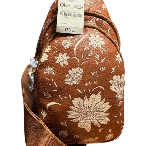 Style & Co Floral Printed Small Sling Bag - Picture 6 of 13